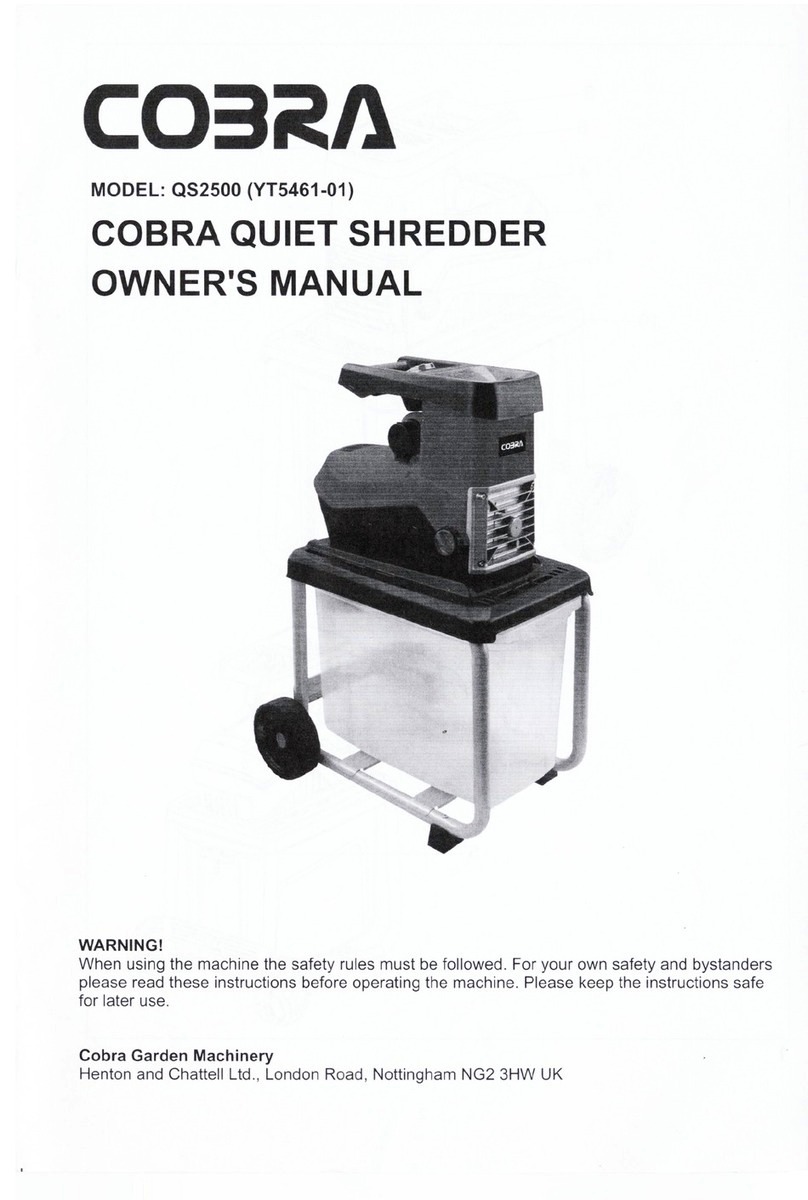Cobra QS2500 owner's manual