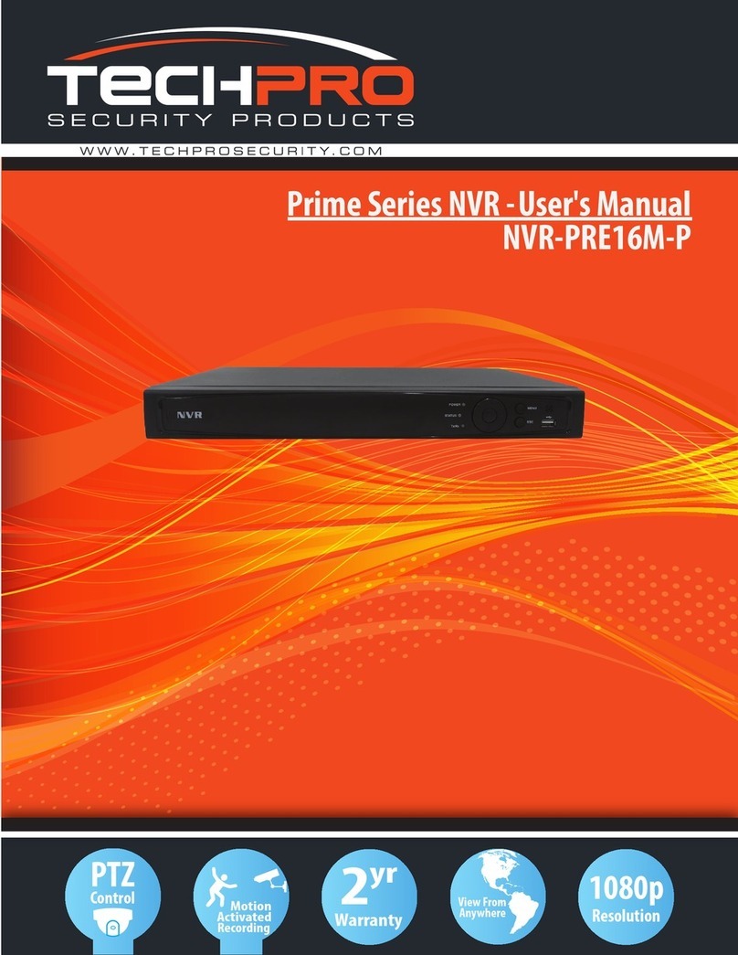 Techpro NVR-PRE16M-P user manual
