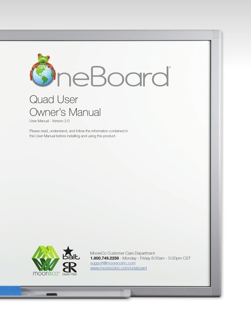 Mooreco OneBoard owner's manual Mooreco OneBoard owner's manual