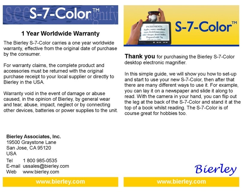 Bierley S-7-Color quick guide