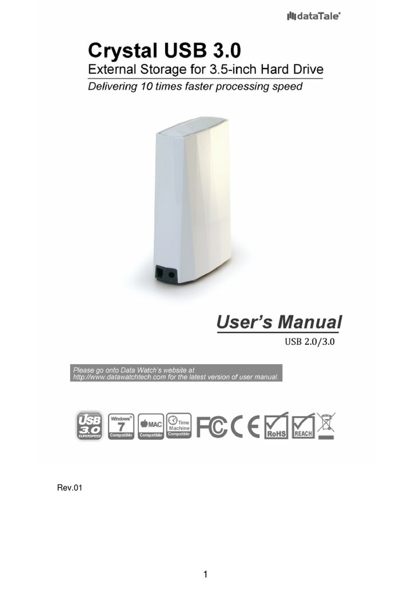 DataTale Crystal USB 3.0 user manual
