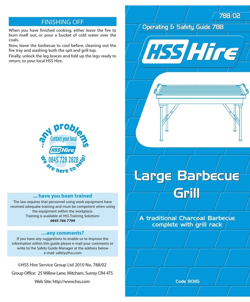 HSS Hire 788/02 Operating & safety guide