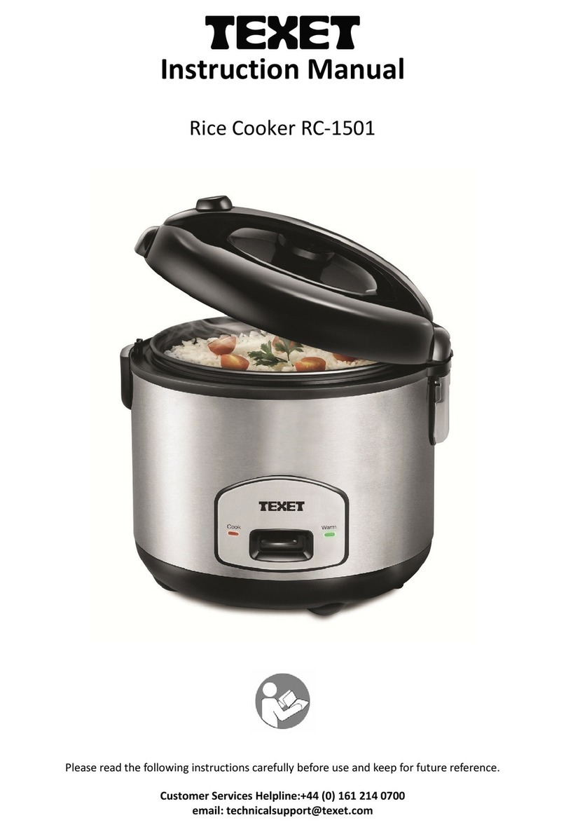 texet RC-1501 instruction manual