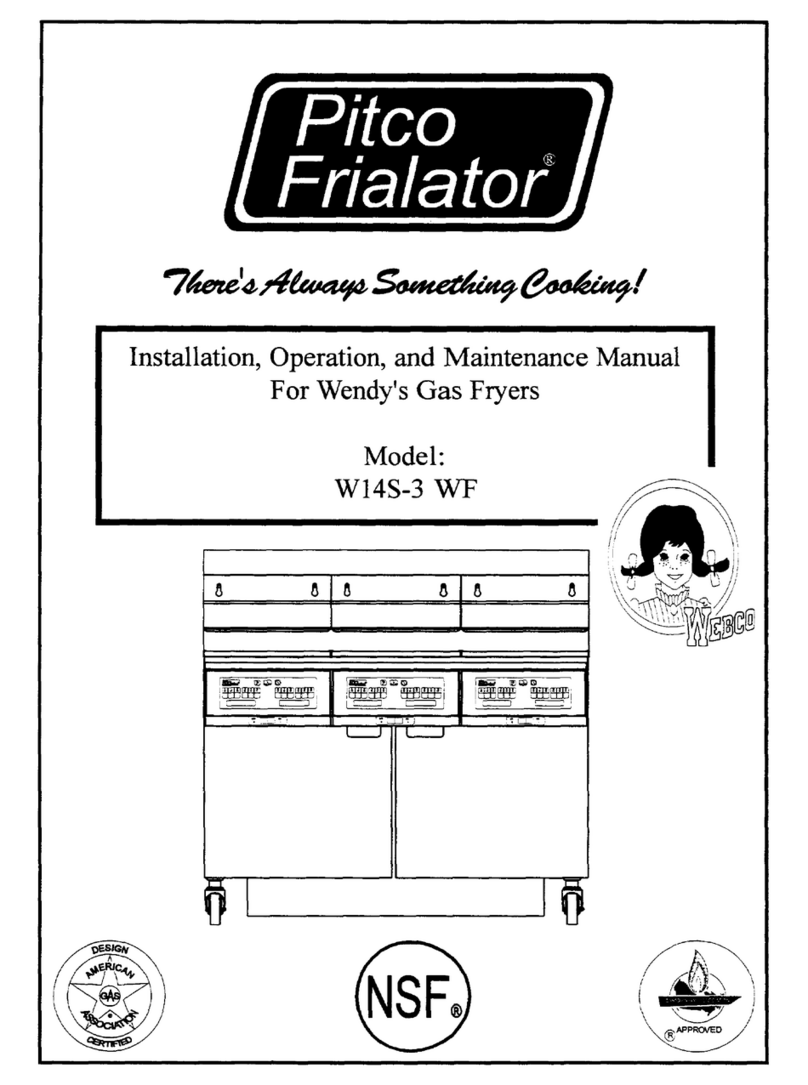 Pitco W14S-S WF User manual