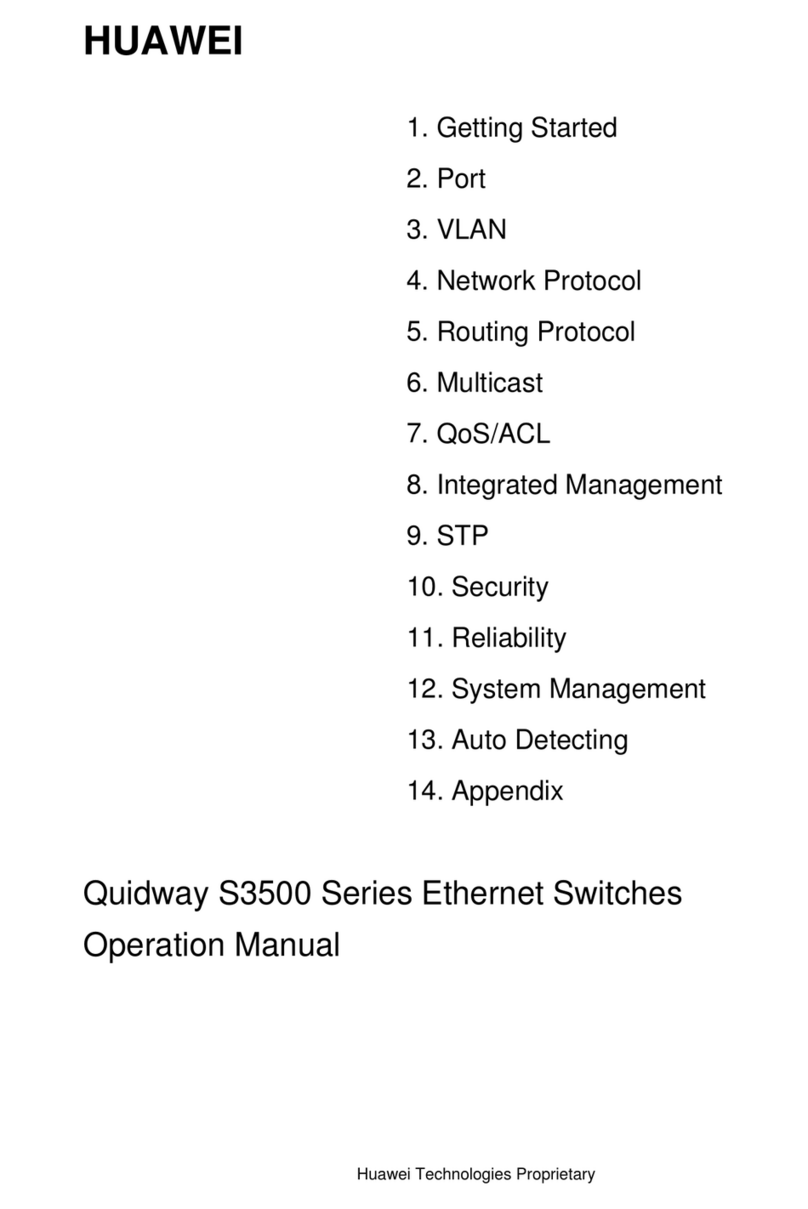 Huawei Quidway S3500 Series User manual