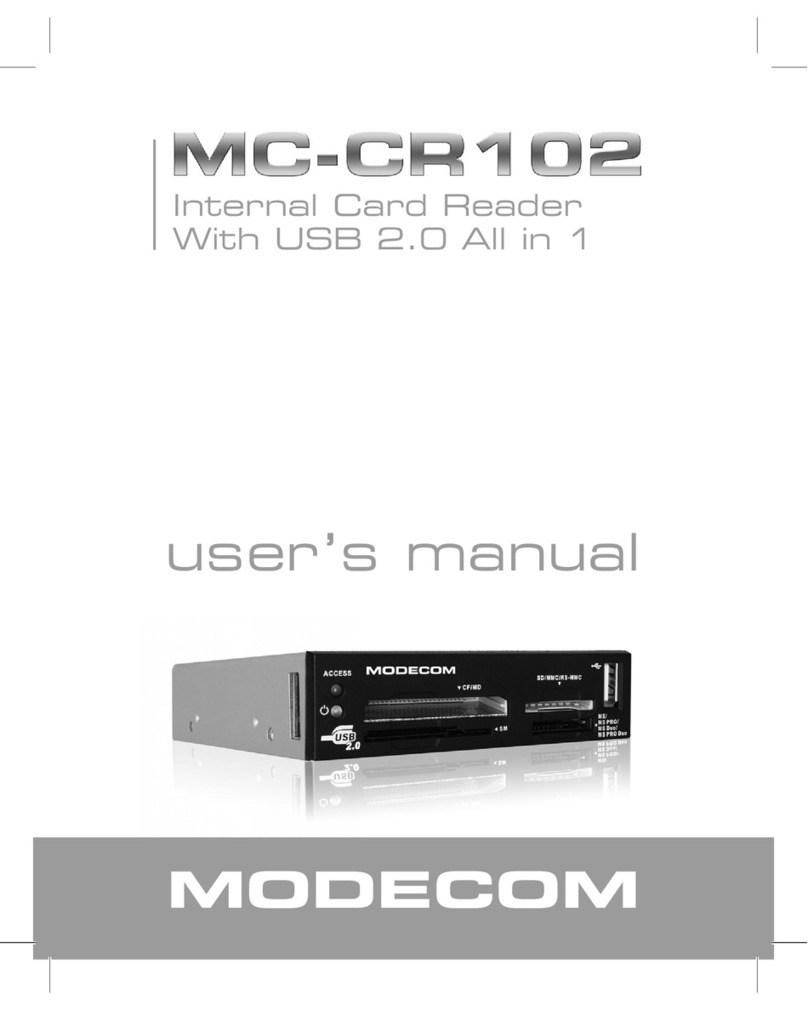 Modecom mc-cr102 user manual