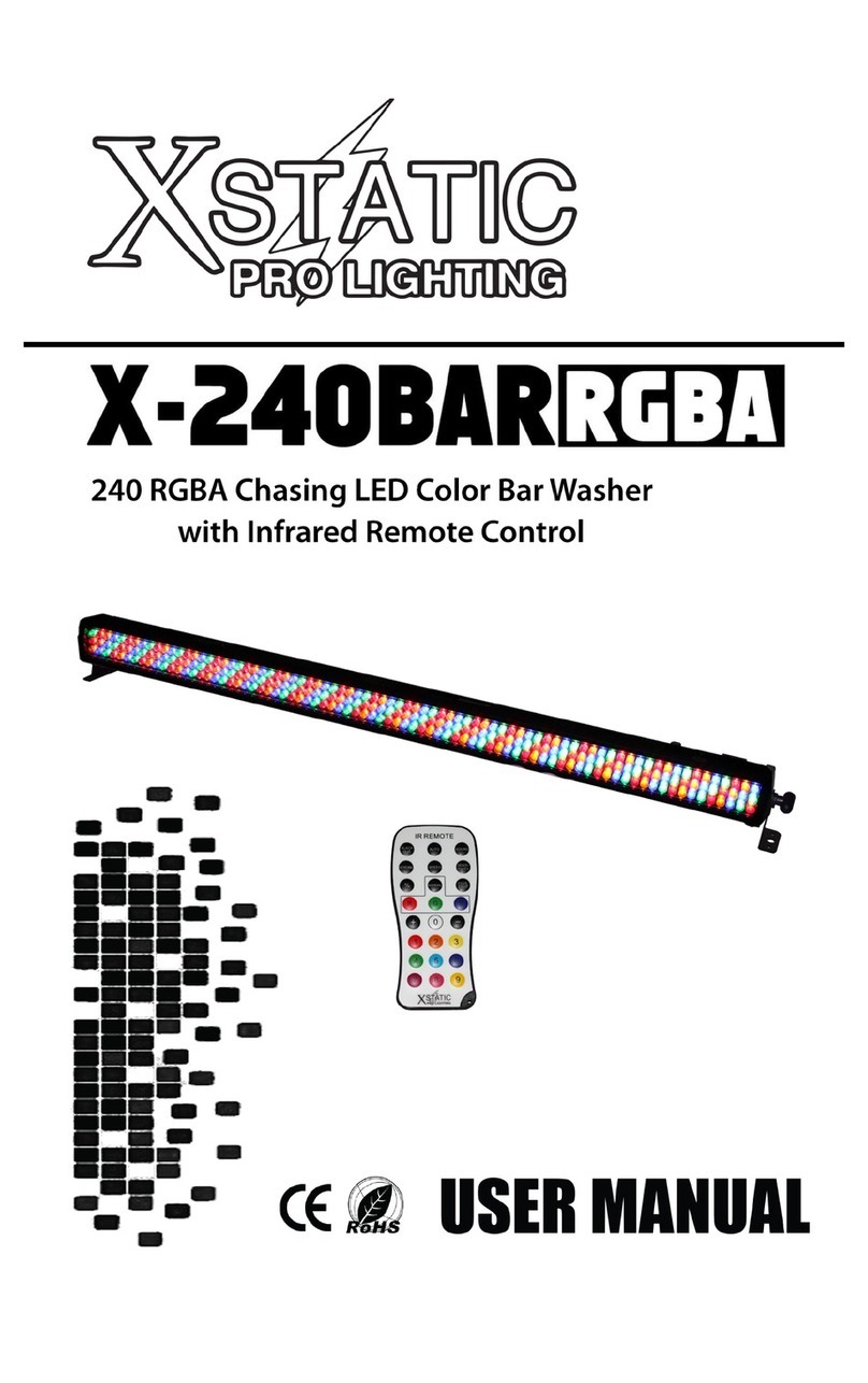 Xstatic X-240BAR RGBA user manual