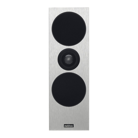 Revox Re:sound G+S shelf 02 User manual Revox Re:sound G+S shelf 02 User manual