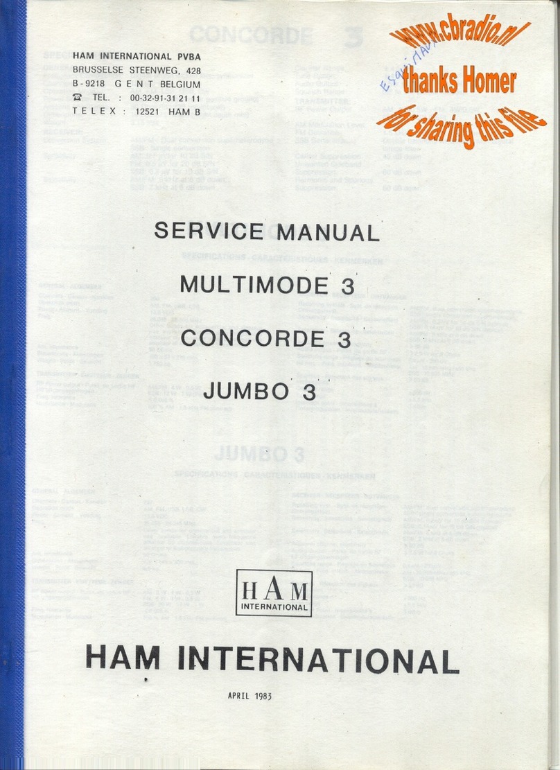 Ham International Multimode 3 Service manual