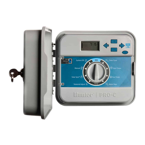 Hunter Pro-C Series Programming instructions