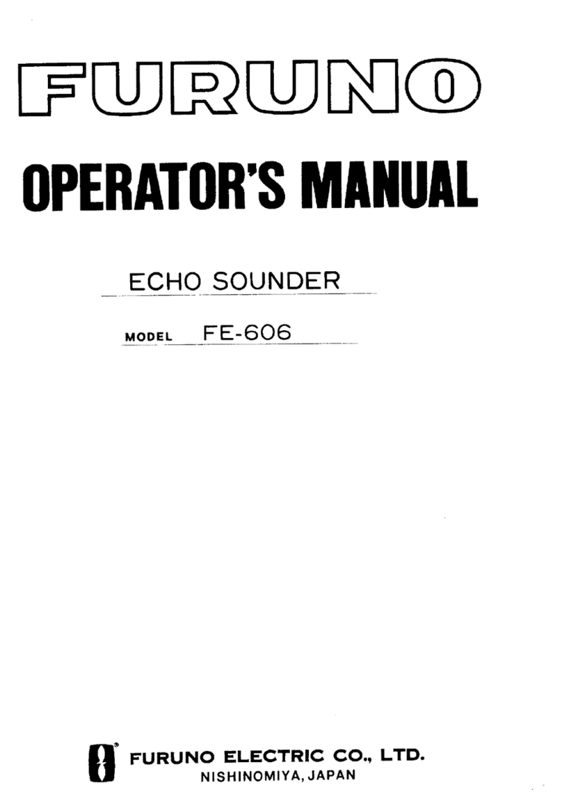 Furuno FE-606 Operator's manual