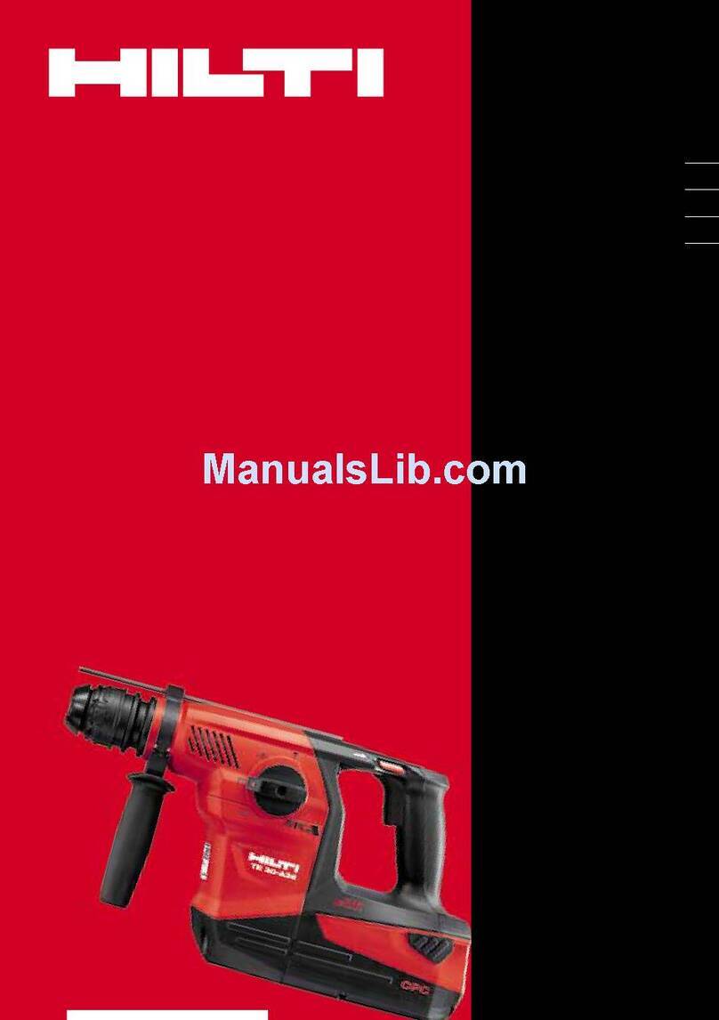 Hilti TE 30-A36 User manual