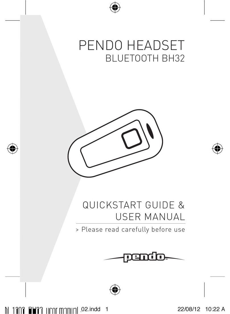 Pendo BH32 Quick start guide & user manual