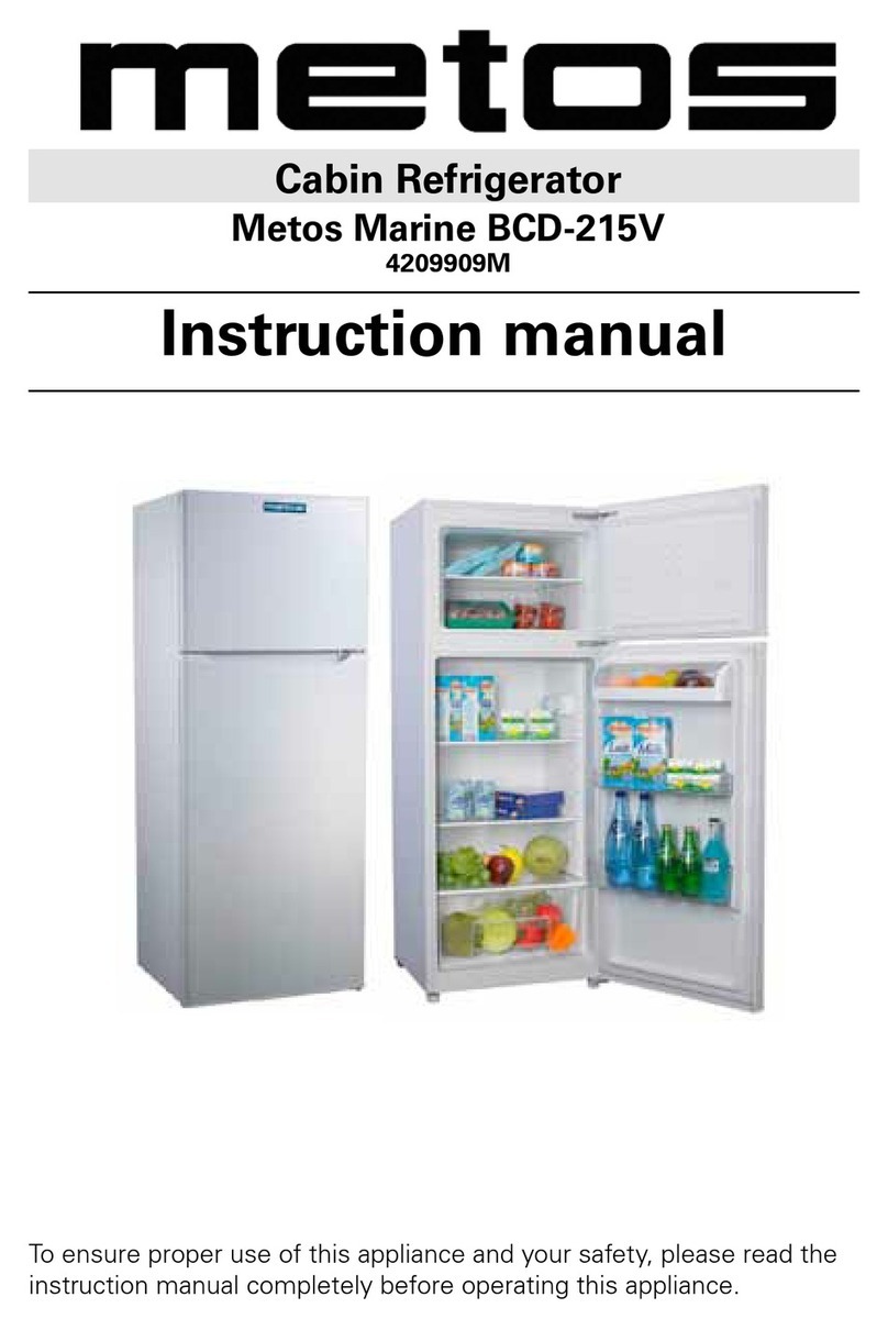 Metos Marine BCD-215V instruction manual
