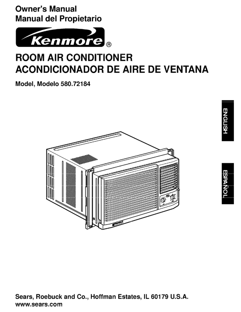 Kenmore 580.72184 User manual Kenmore 580.72184 User manual