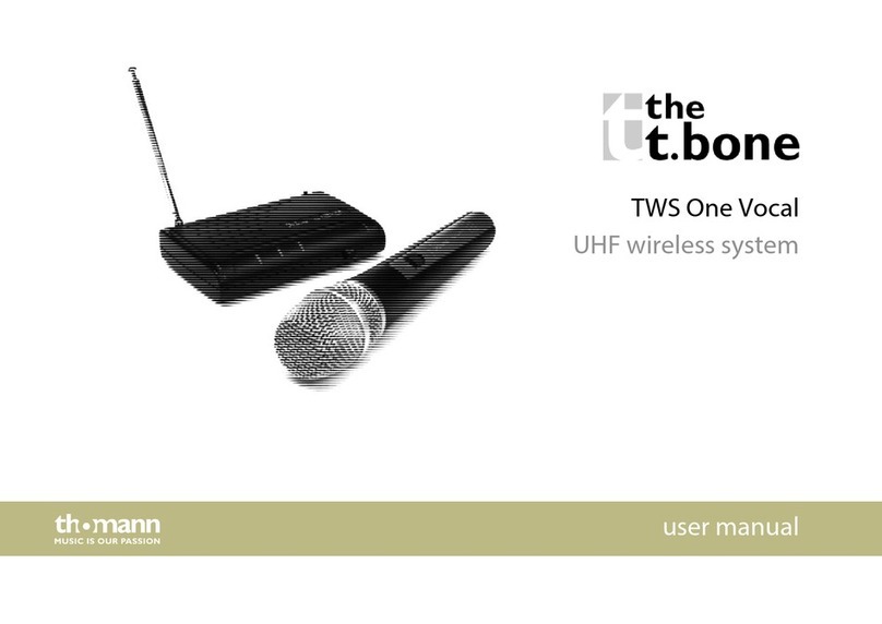 thomann TWS One Vocal user manual