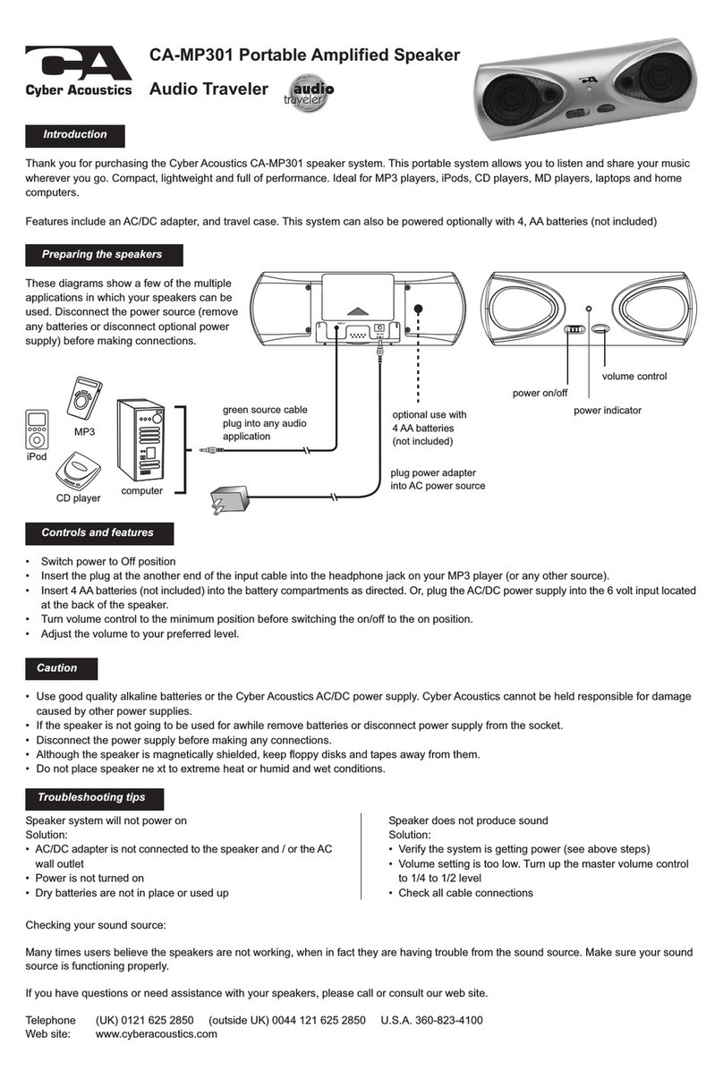 CA MP301 manual