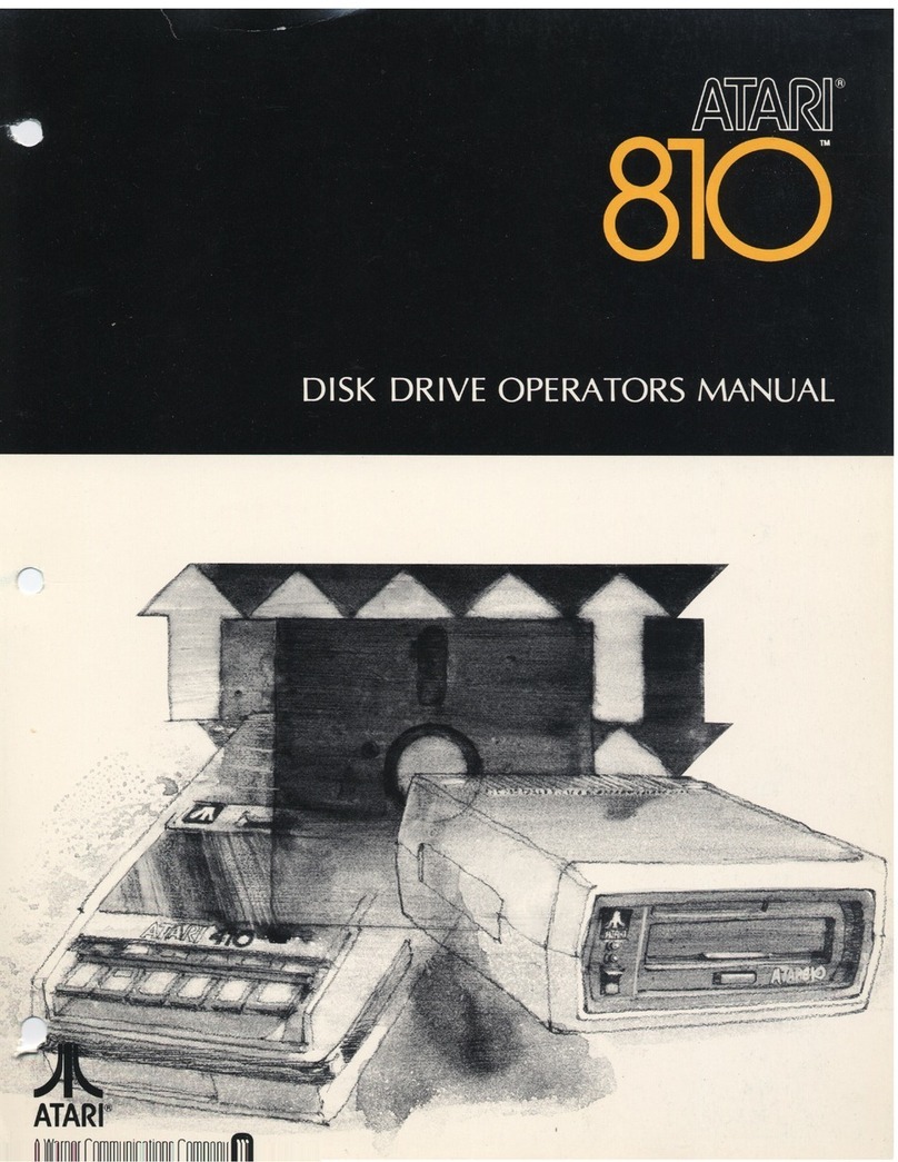Atari 810 Operator's manual