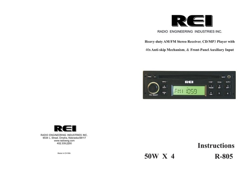 REI R-805 instruction manual