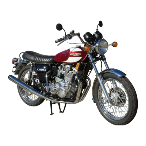 Triumph 1975 Trident T160 Instruction manual