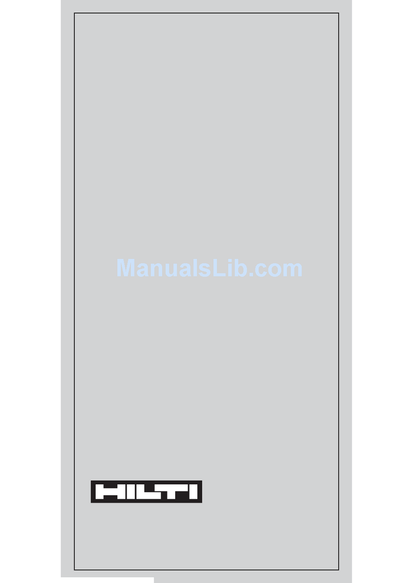 Hilti DAG 451S operating instructions