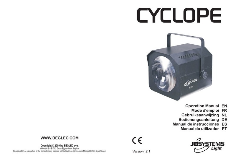 JB Systems Light Cyclope Operation manual