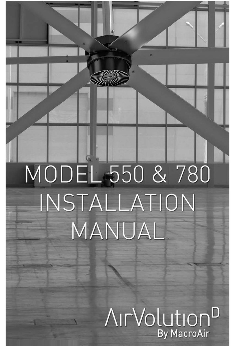 MacroAir Technologies AirVolution 550 installation manual