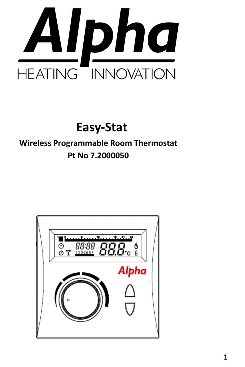 Alpha Easy-Stat 7.2000050 User manual