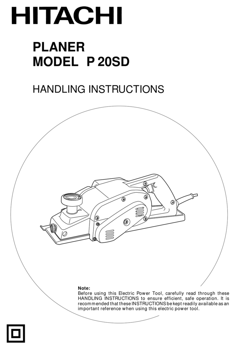 Hitachi P 20SD Handling instructions