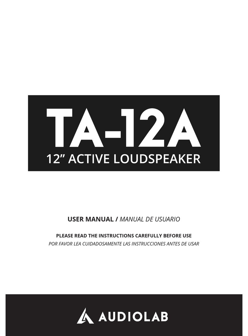 Audiolab TA-12A user manual