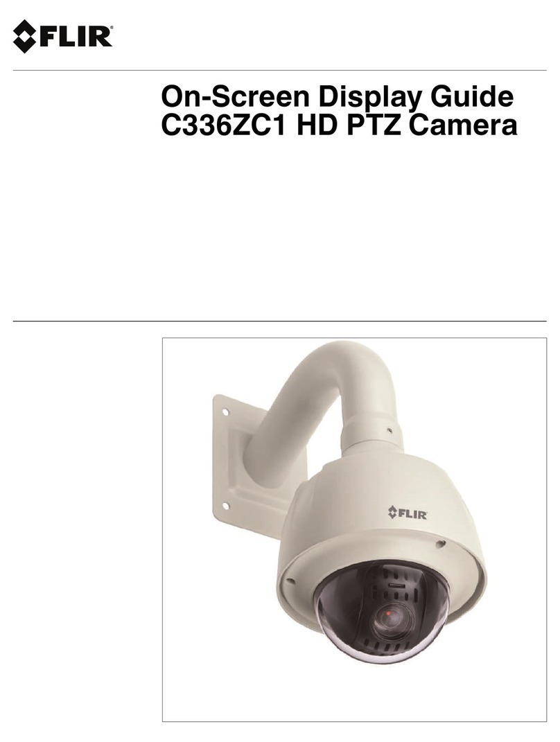 FLIR C336ZC1 On-screen display guide
