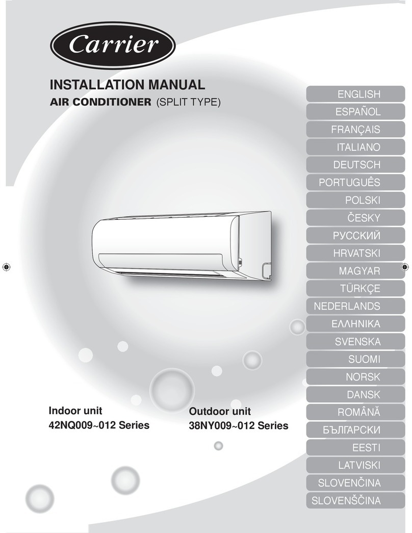 Carrier 42NQ009-012 Series User manual