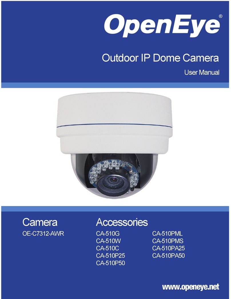 OpenEye OE-C7312-AWR User manual