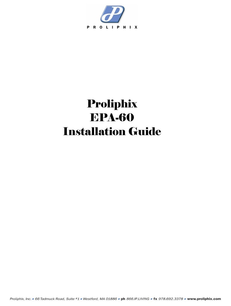 Proliphix EPA-60 installation guide
