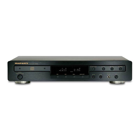 Marantz CD5001 User manual Marantz CD5001 User manual