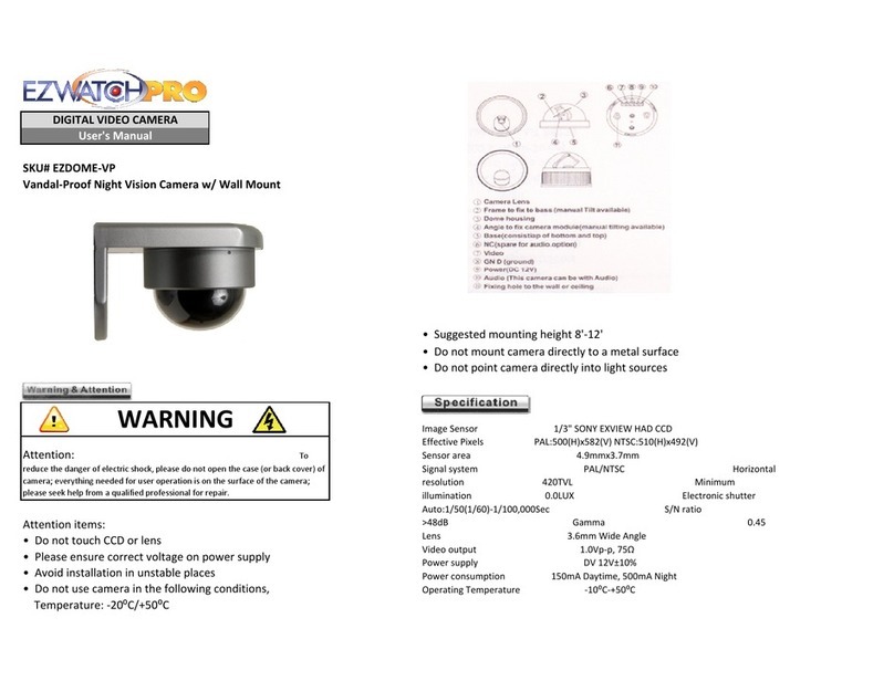 EzwatchPro EZDOME-VP user manual