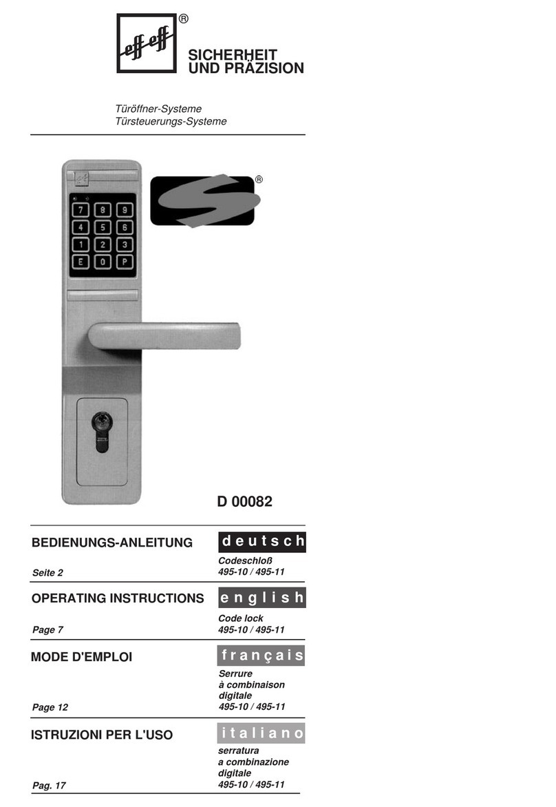 effeff 495-10 User manual