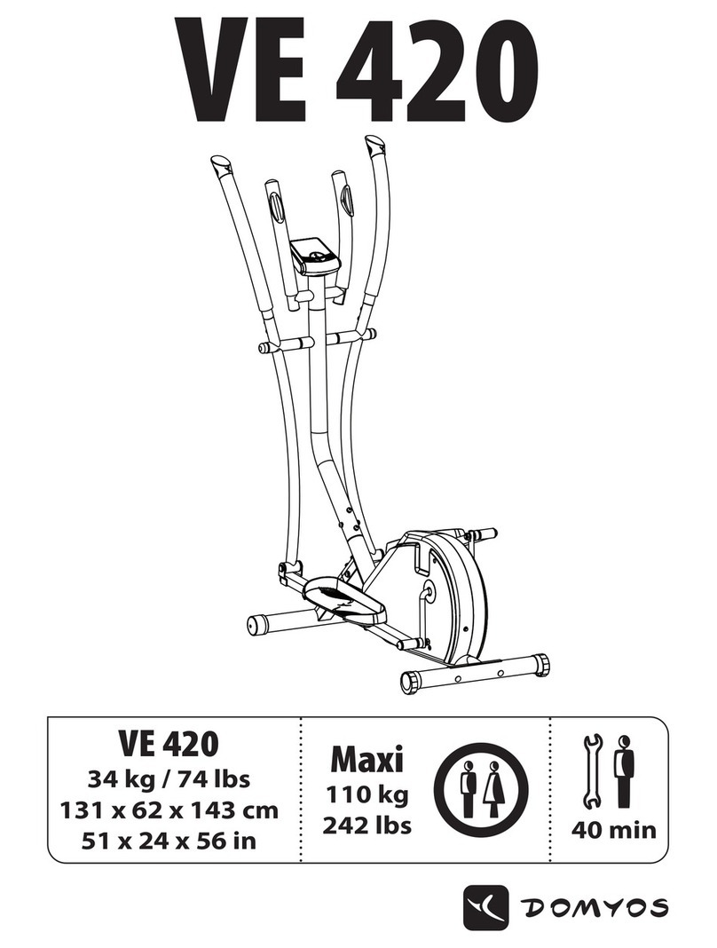 Domyos VE 420 User manual