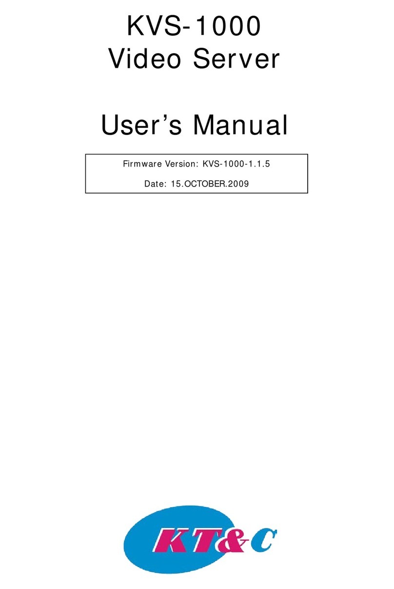 KT&C KVS-1000 user manual