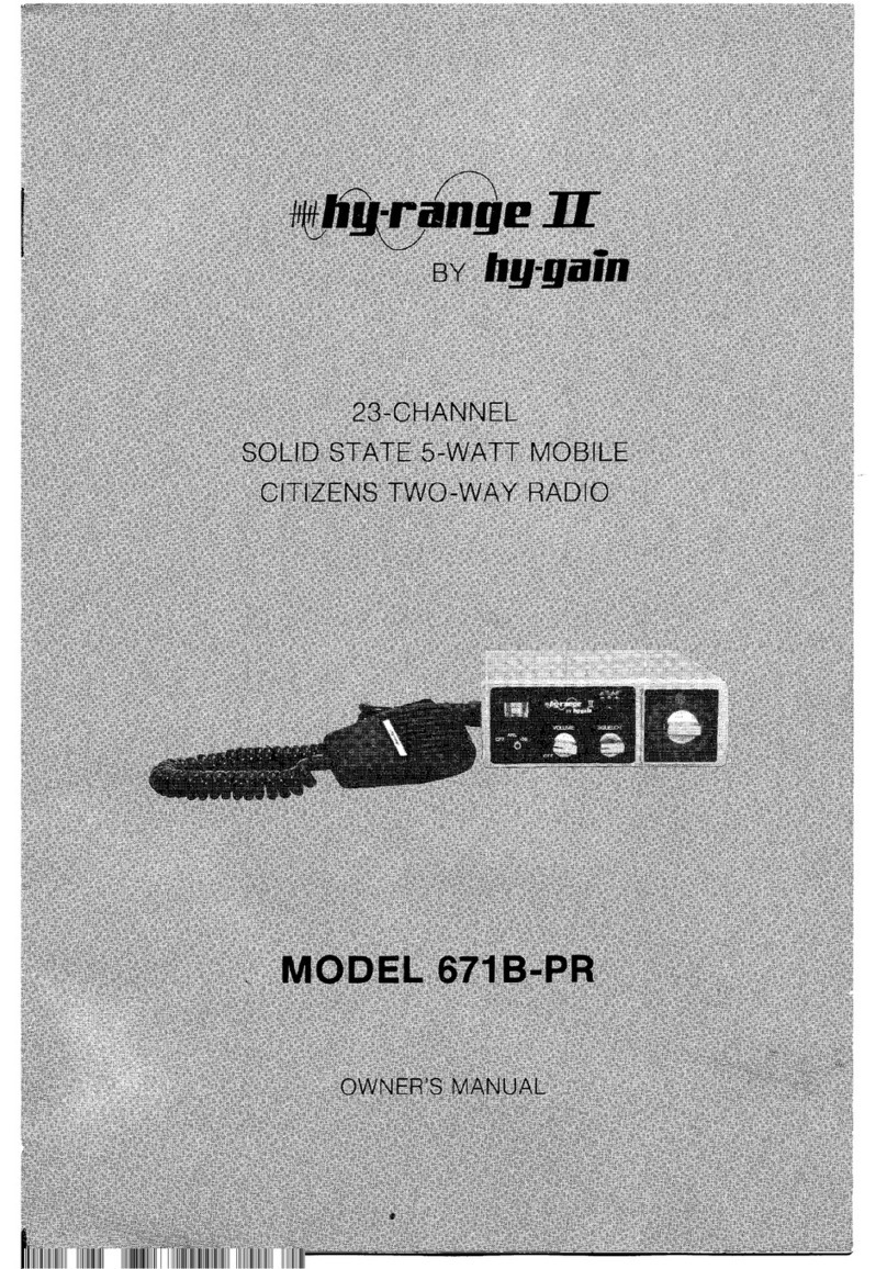 Hy-Gain hy-range II 671B-PR User manual