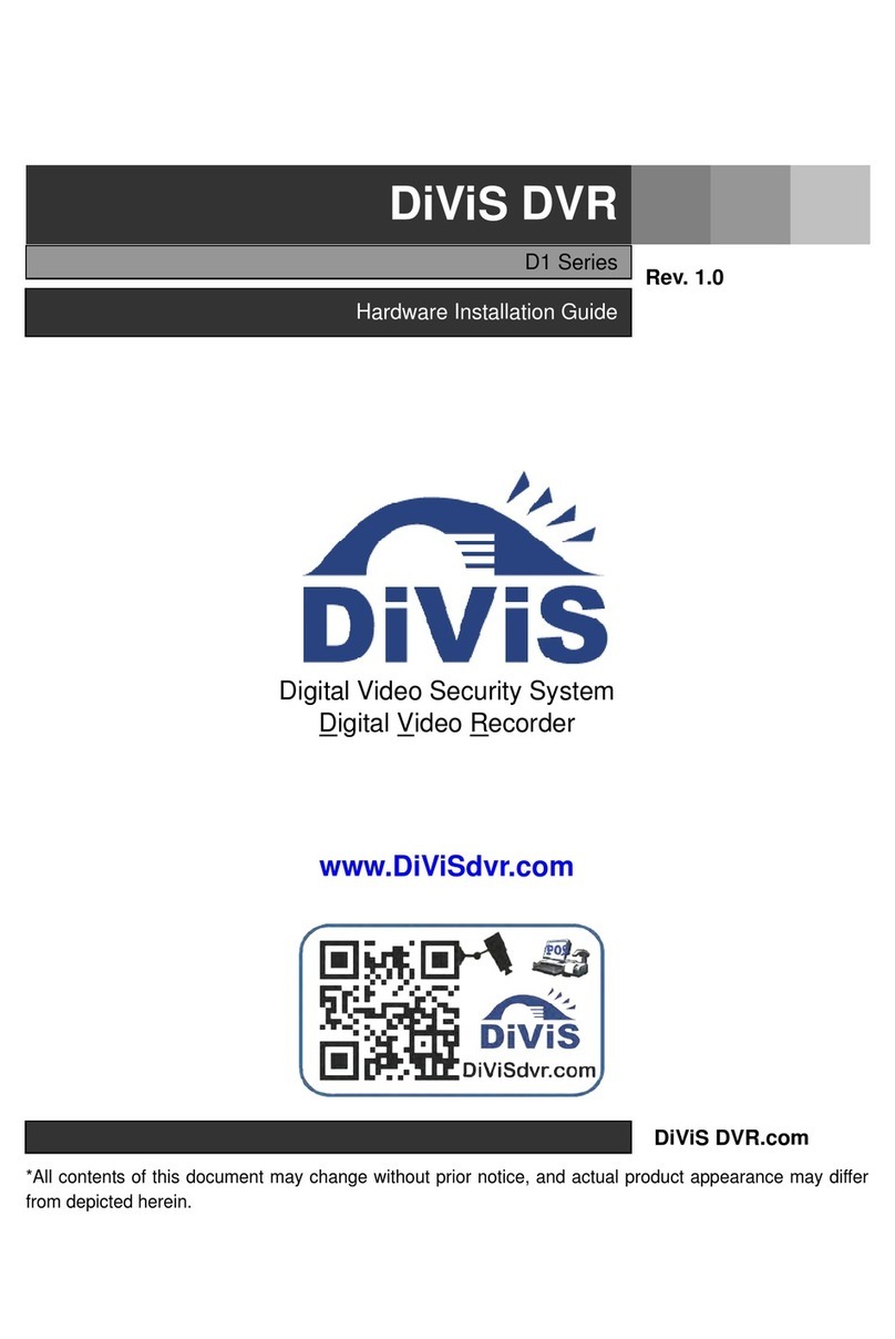 Divis D1 Series User manual Divis D1 Series User manual