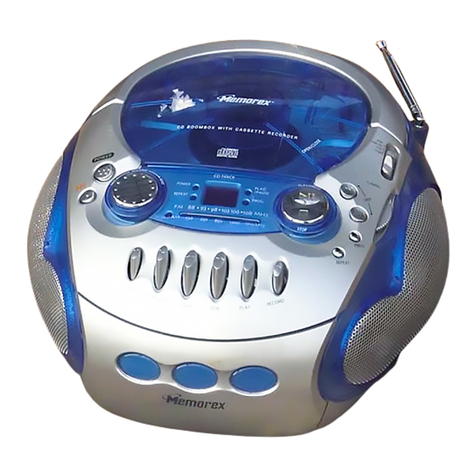 Memorex MP3227 User manual