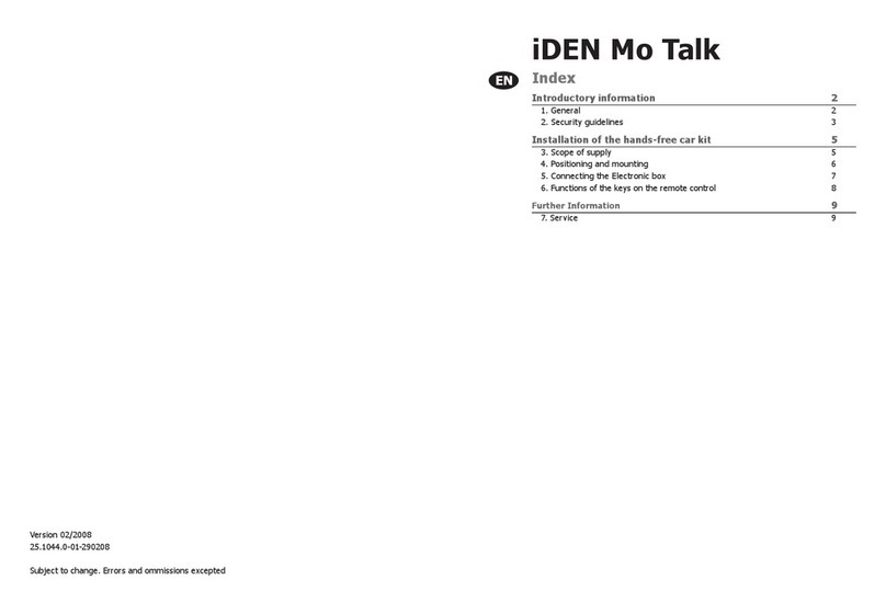 BURY iDEN Mo Talk user manual