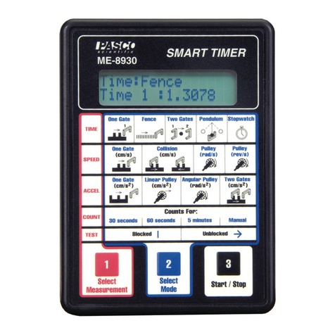 PASCO ME-8930 User manual