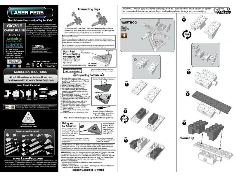 LaserPegs GI670B user guide