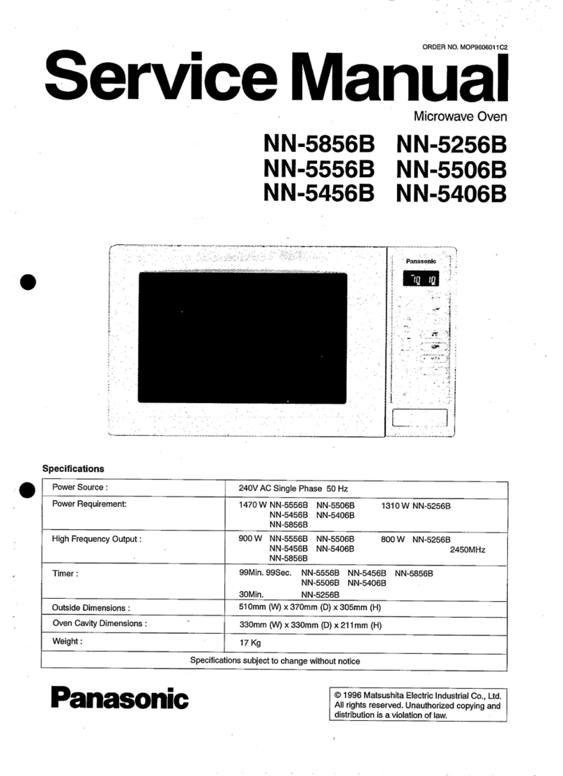 Panasonic NN-5856B User manual