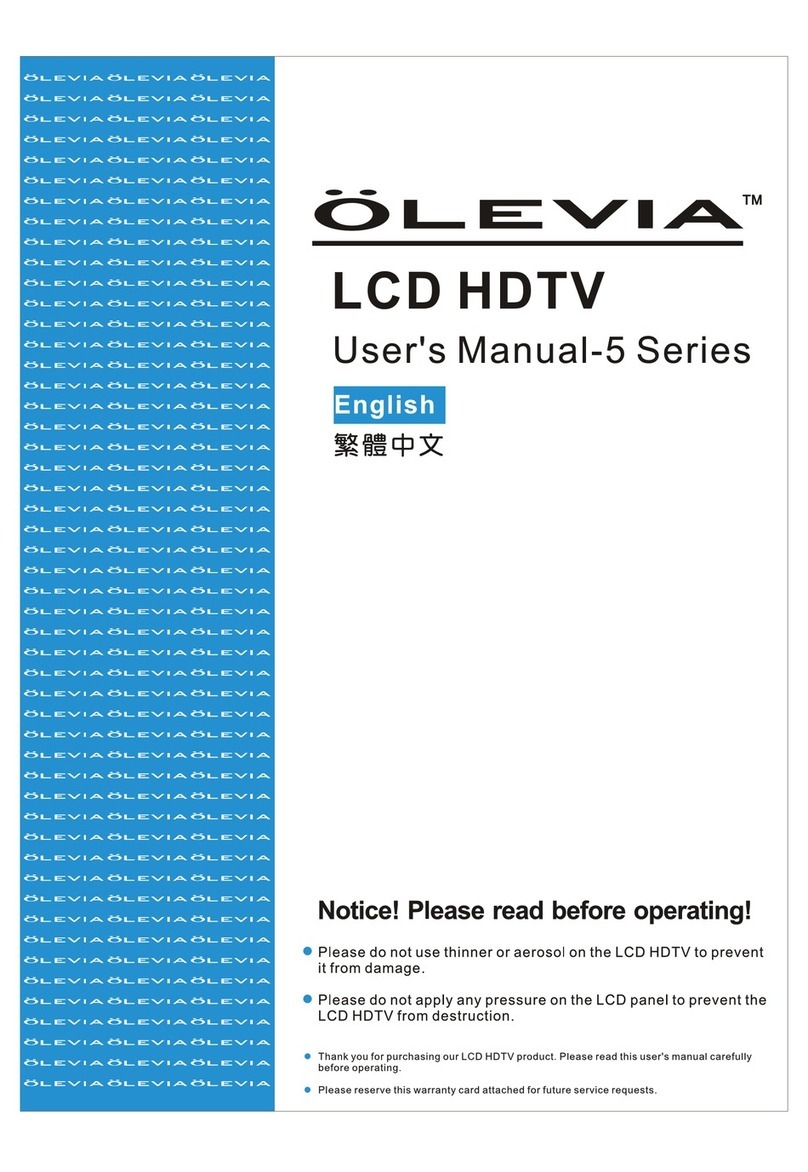 Olevia 526 user manual