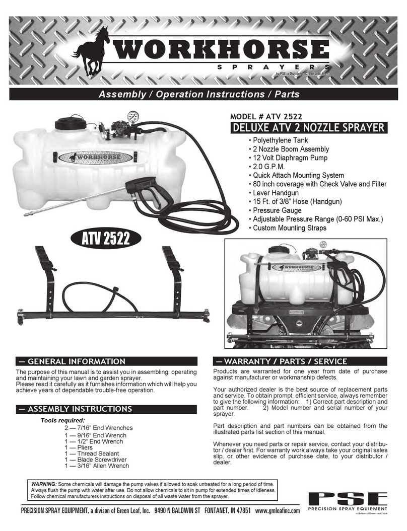 Workhorse ATV 2522 Assembly / operation instructions / parts Workhorse ATV 2522 Assembly / operation instructions / parts