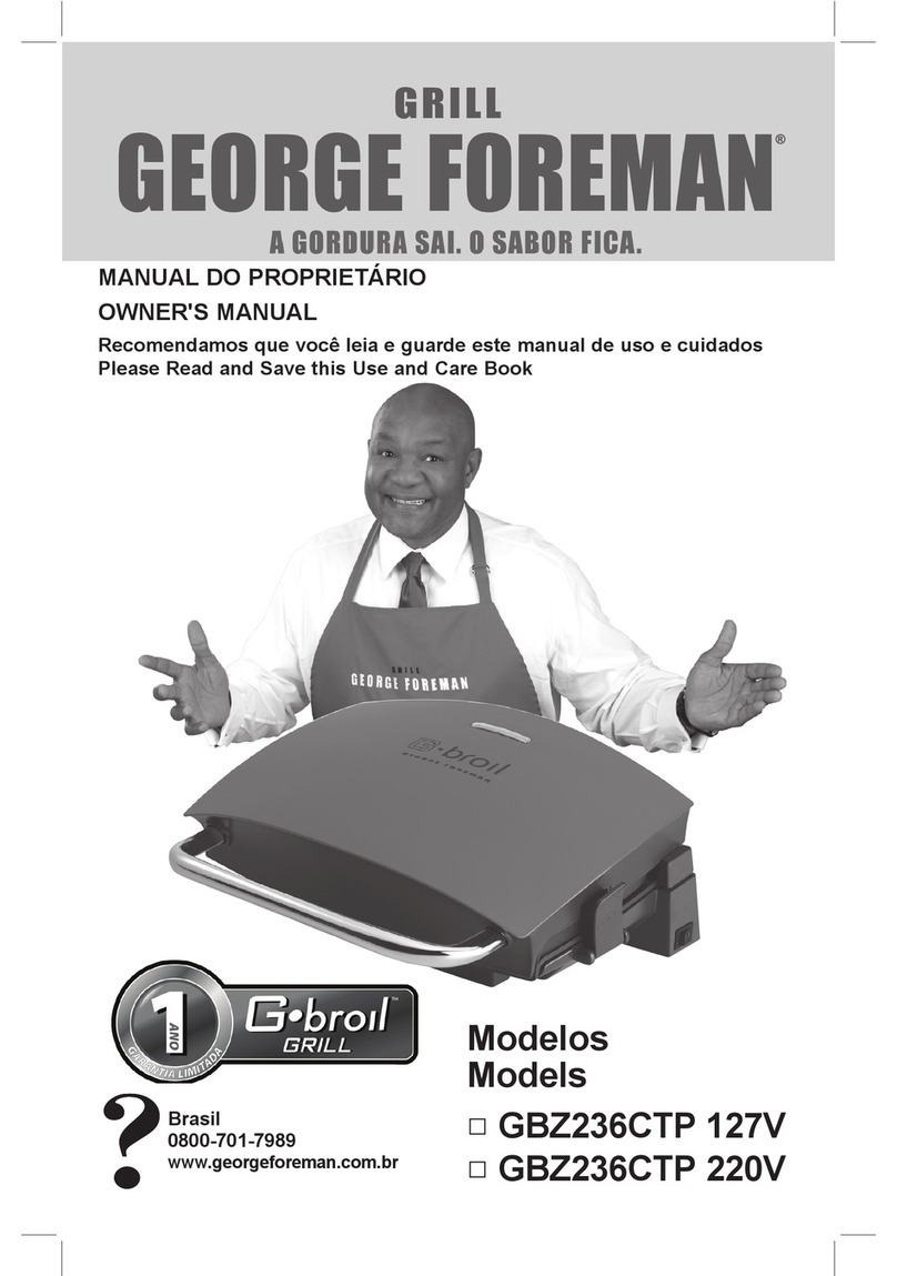 George Foreman GBZ236CTP User manual