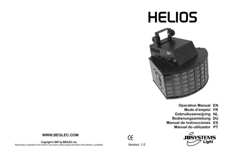 JB Systems Helios User manual